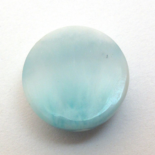 Kabošon larimar kruh 15,2mm — foto 4