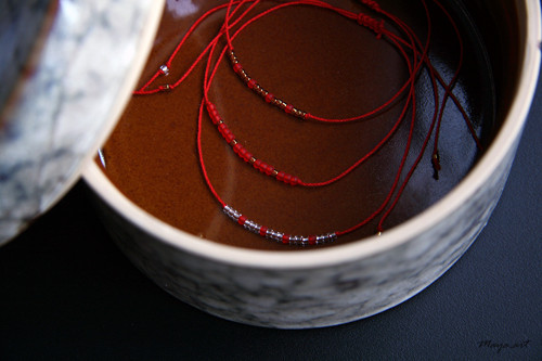 Zlatočervený náramek SIMPLE BRACELET — foto 2