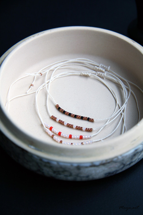 Zlatobéžový náramek SIMPLE BRACELET — foto 2