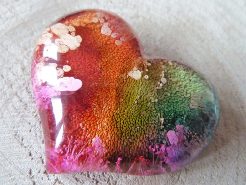 Brož Colorful Heart — foto 2
