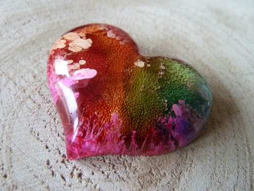 Brož Colorful Heart — foto 3