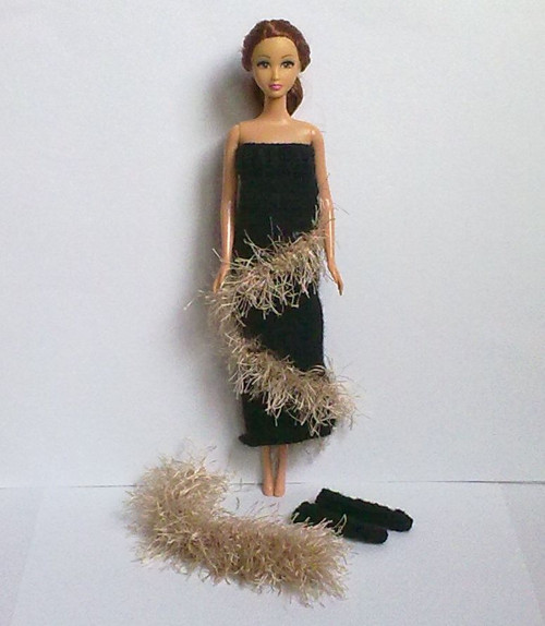 Oblečky pro Barbie - Večerní šaty — foto 3