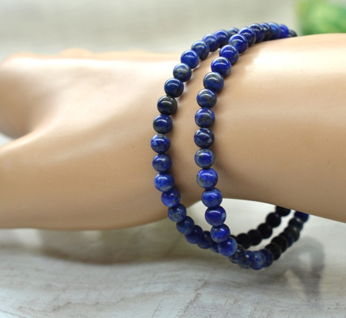 Dvouřadý náramek - LAPIS LAZULI — foto 2