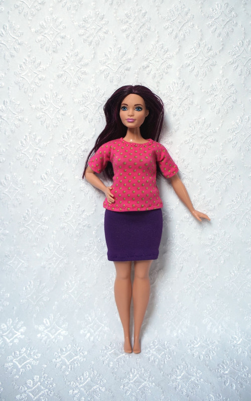 Sukně pro Barbie - curvy - baculku — foto 2