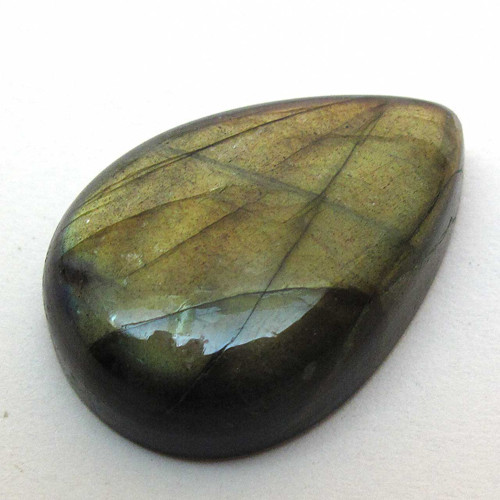 Kabošon labradorit kapka 24mm REZERVACE — foto 3