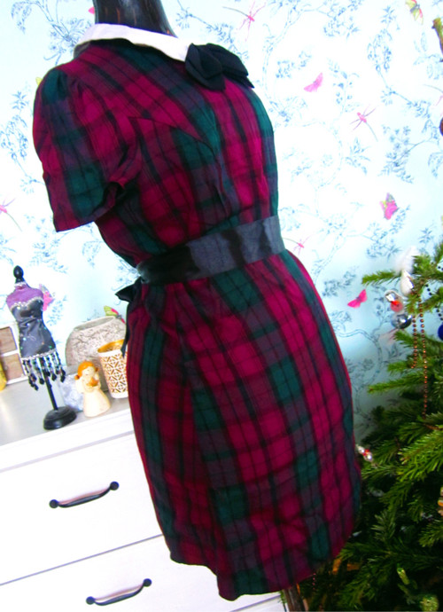 Šaty tartan půvabné — foto 4