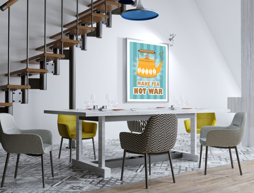 Retro konvice slogan - Tisk na grafický papír — foto 2