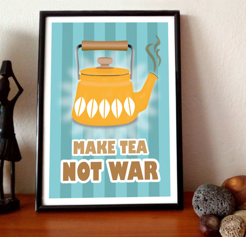 Retro konvice slogan - Tisk na grafický papír — foto 3