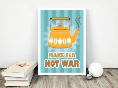 Retro konvice slogan - Tisk na grafický papír — foto 4