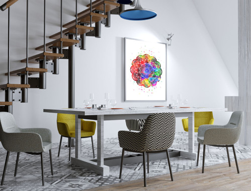 Mandala Harmony - Tisk na grafický papír — foto 2