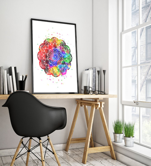 Mandala Harmony - Tisk na grafický papír — foto 3