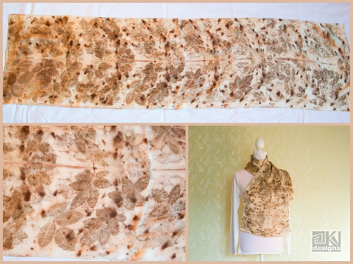 Ecoprint šálka - Šípková růže — foto 2
