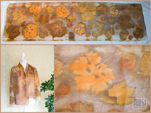 Ecoprint šálka - Vinná réva — foto 2