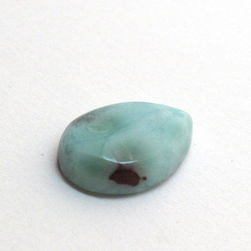 Kabošon larimar kapka 15,1mm — foto 2