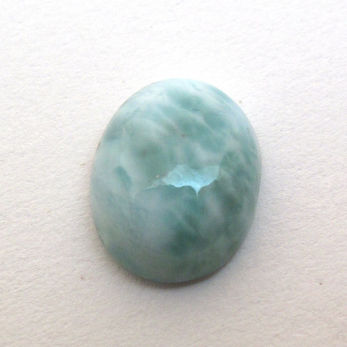 Kabošon larimar ovál 11,2mm REZERVACE — foto 3
