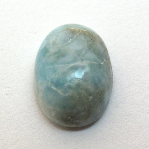 Kabošon larimar ovál 13,6mm — foto 3