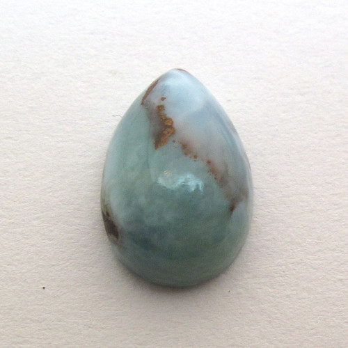 Kabošon larimar kapka 14,2mm — foto 3