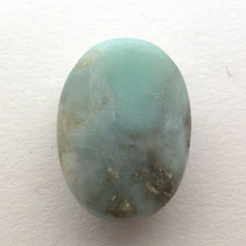 Kabošon larimar ovál 13,6mm REZERVACE — foto 4