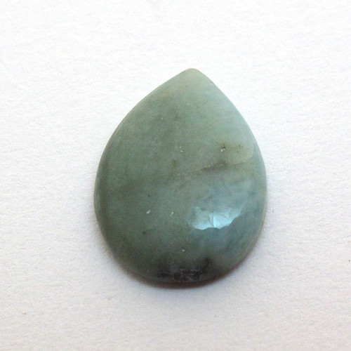 Kabošon larimar kapka 13,7mm REZERVACE — foto 3