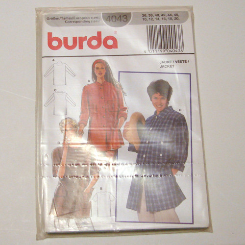 Burda 4043 - střih — foto 2