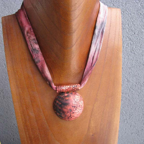 Dlaždičková terakota II. - náhrdelník — foto 4