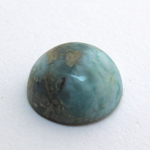 Kabošon larimar kruh 11,3mm — foto 3