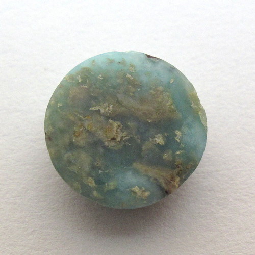 Kabošon larimar kruh 11,3mm — foto 5