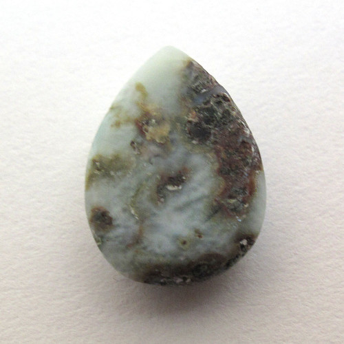 Kabošon larimar kapka 13,8mm — foto 4