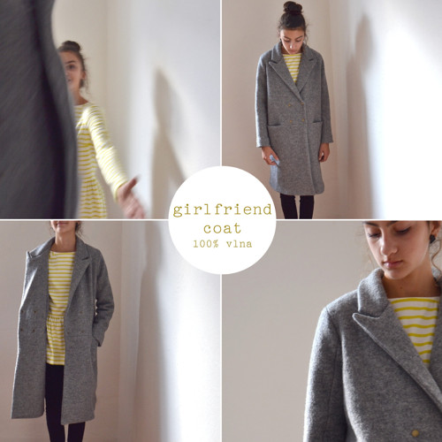 Girlfriend coat .vlnený — foto 3