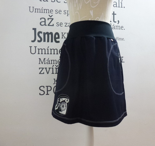 Sukýnkování - áčková džínová — foto 6