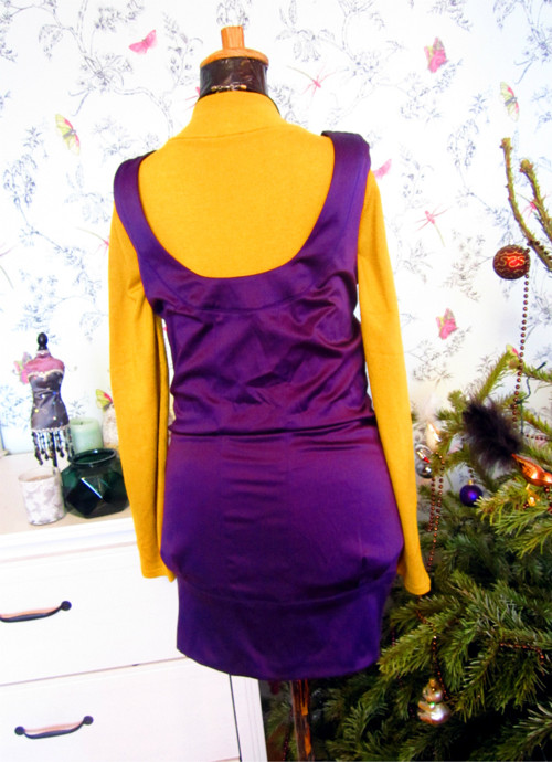 Šaty violet šedesátkové — foto 5