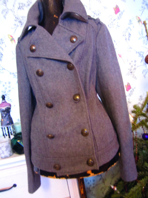 Stylový kabátek sailor in grey — foto 2