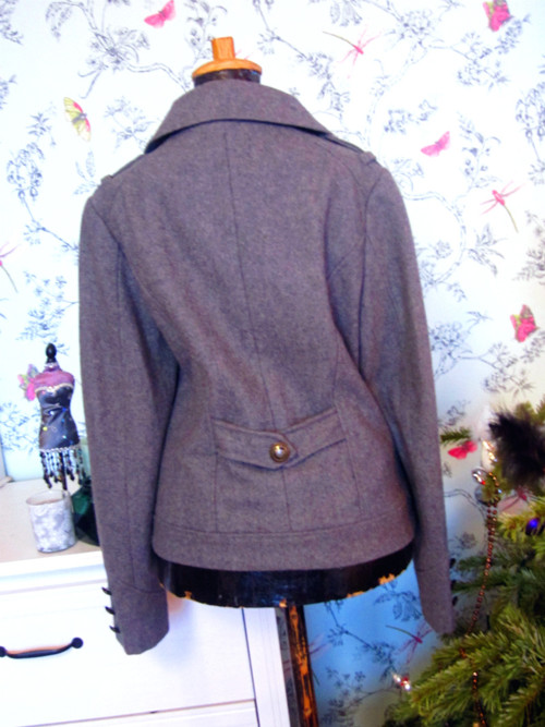 Stylový kabátek sailor in grey — foto 5
