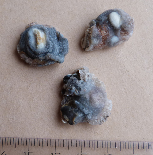Chalcedon hadí oko - 3 ks — foto 2
