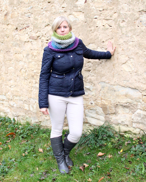 Barevný, teplý nákrčník — foto 4