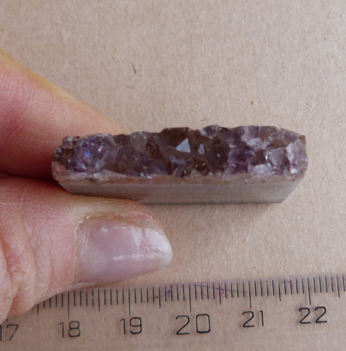Chalcedon s ametystem - 3,4 cm — foto 3