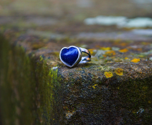 Nerezový prsten..." Deep blue " — foto 2