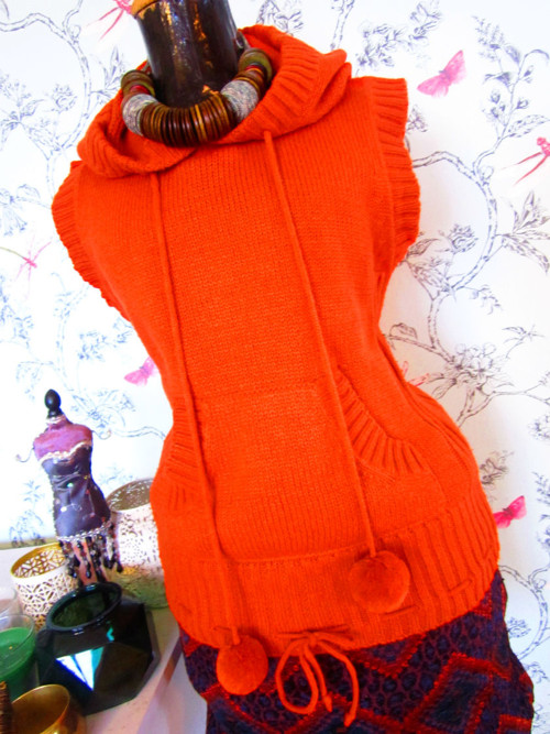 Vestička boho orange — foto 3