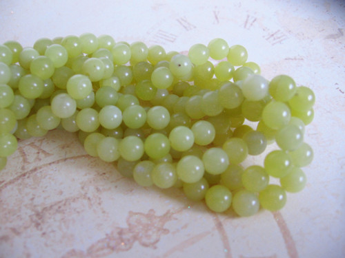 Peridot 6mm, 15ks — foto 3