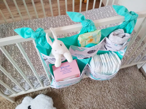 Široký kapsář na postýlku NA MOŘI — foto 5