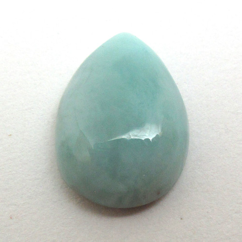 Kabošon larimar kapka 14mm REZERVACE — foto 3