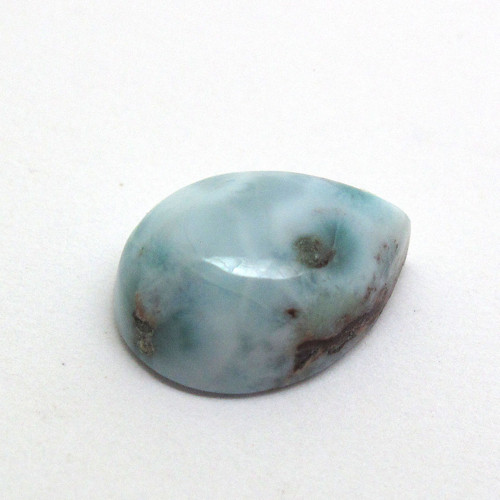 Kabošon larimar kapka 13,8mm — foto 2