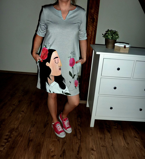 Indii - originál 1ks ručně malované — foto 5