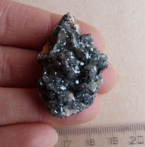 Cerusit, baryt, galenit - 3,8 cm — foto 2