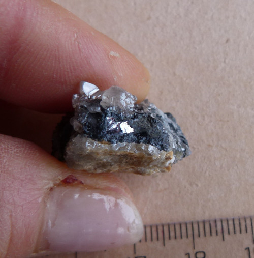 Cerusit, baryt, galenit - 2,2 cm — foto 3