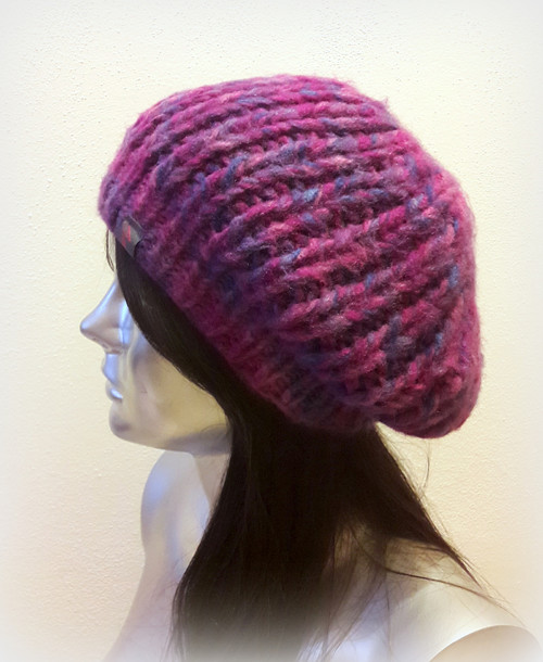 "Violet" - čepice - baret - dámská — foto 2