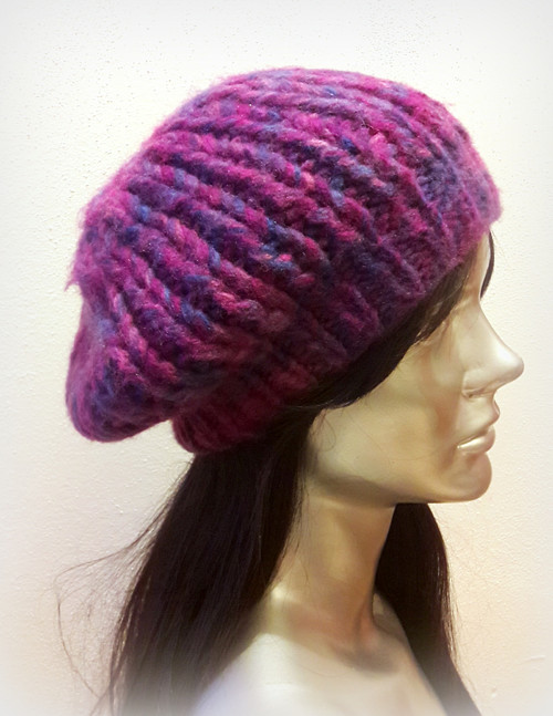"Violet" - čepice - baret - dámská — foto 3