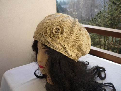 TŘPYTIVÝ BARET...ZLATÝ... — foto 3