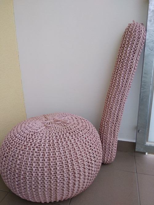 Set na přání "pudrový" /puff+válec/ — foto 3