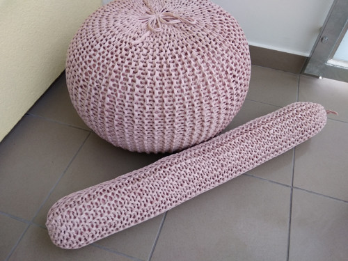 Set na přání "pudrový" /puff+válec/ — foto 2